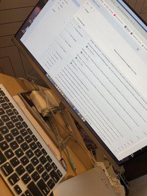 Successfully connected laptop to monitor