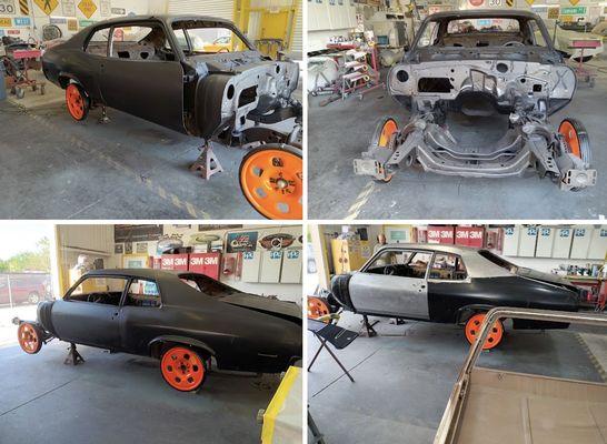 Restoration work in progress