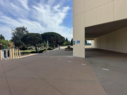 Follow the white dash line down to the jail. Call us (714) 960-4402 if you need a bail bond.