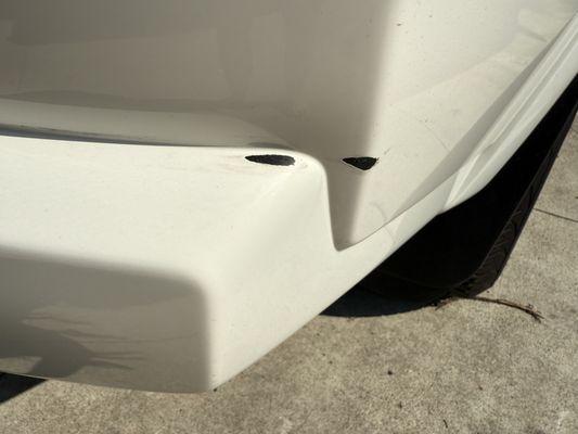 Damage done by CBJ valet at Zef's