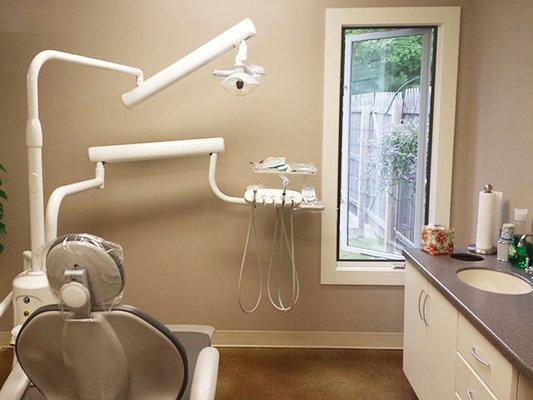 Where you get your teeth cleaned! Very nice and relaxing.