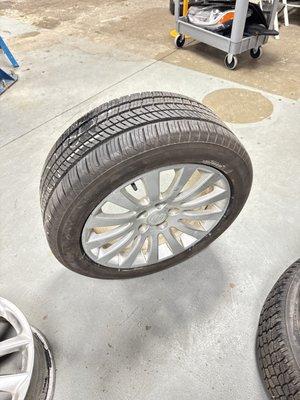 Used Rim and Tire