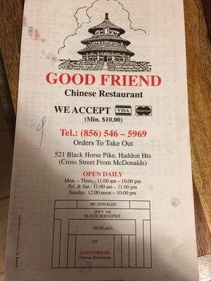 Good Friend Chinese Restaurant