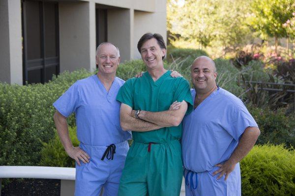 Dr. Lawrence Dickinson, Dr. Jeffrey Randall, and Dr. Ronnie Mimran
