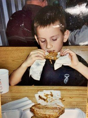 Taken at my boy's first rattlesnake round up March 2000