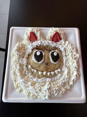 Birthday Requested- made specifically to order, not on menu- Labubu Crepe