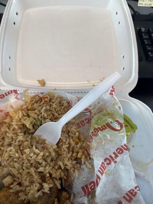 10 piece and rice