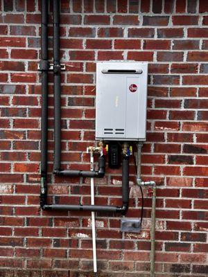 New tankless install