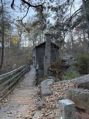 Upper lot parking entrance