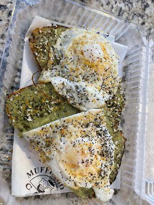 Egg avocado toast