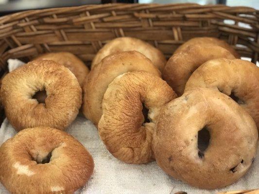 Fresh homemade bagels!