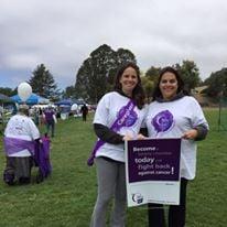 Marian Glenn-Ellis and Nancy West, Agents/Personal Lines Specialists participate in the Relay for Life of El Cerrito
