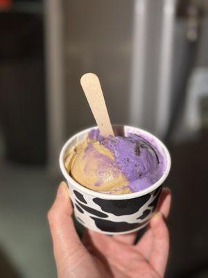 Saigon Coffee and Ube Brownie