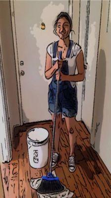 Eco-friendly cleaning services.