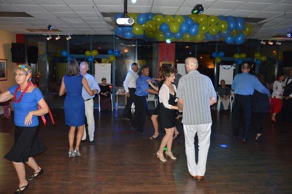 Saturday dance party.