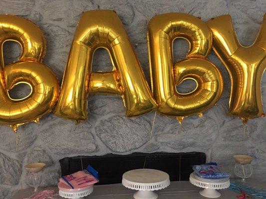 Balloons for gender reveal
