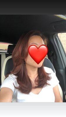 The best haircut ever! I'm so happy I found her!!! Thank you, Leah!