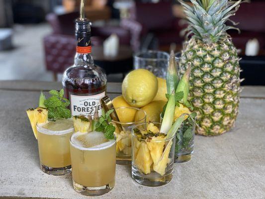 Pineapple Bourbon Smash