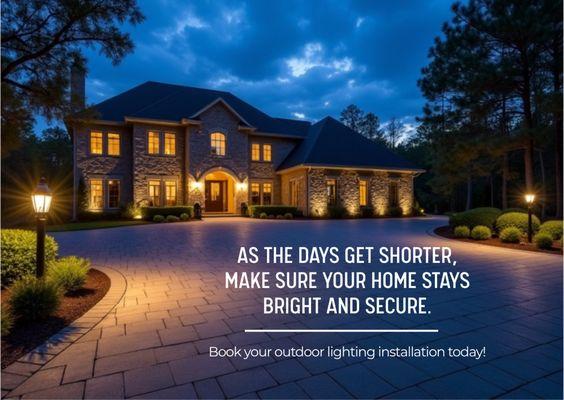 Outdoor lighting installation