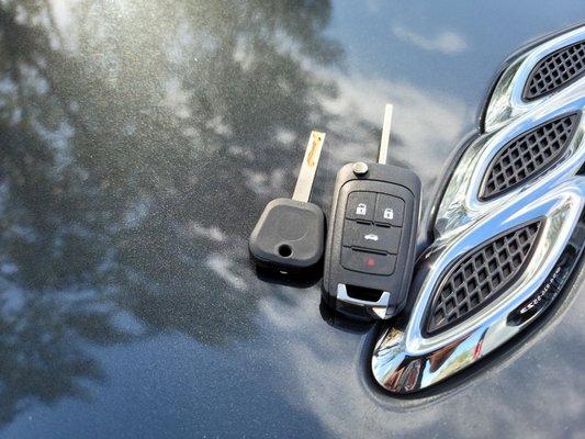2016 Buick envore flip key