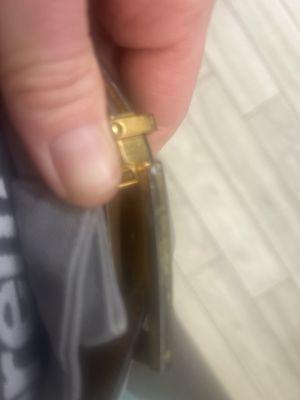 Damaged belt buckle under one year warranty. Petty manager will deny you fair customer service if she does not like your face.