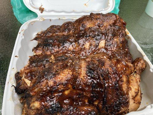 Ribs and chicken