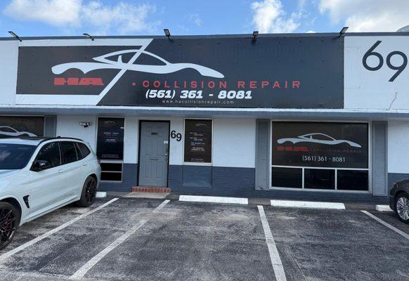 HA COLLISION REPAIR
69 NW 8 STREET
BOCA RATON, FL 33432