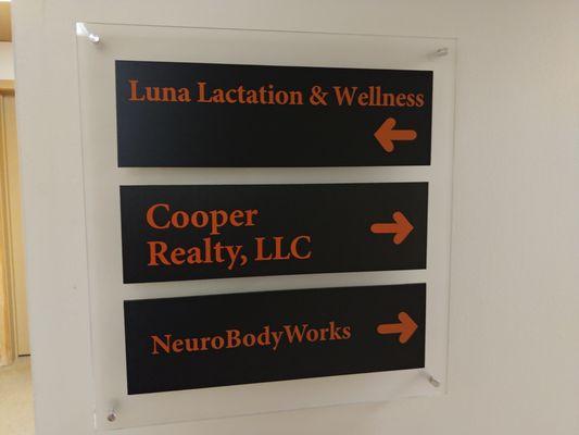 Our office is located in the Baxter building, ground level.