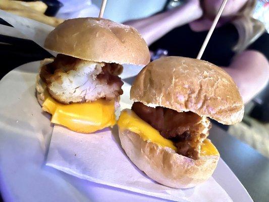 Happy Hour Chicken Sliders