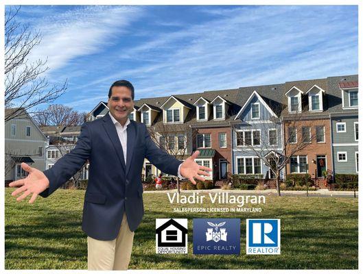 Vladir Villagran, salesperson licensed in Maryland with Epic Realty