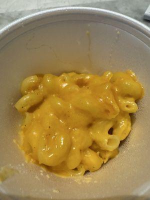 $7 worth of mac and cheese, 15 noodles maybe