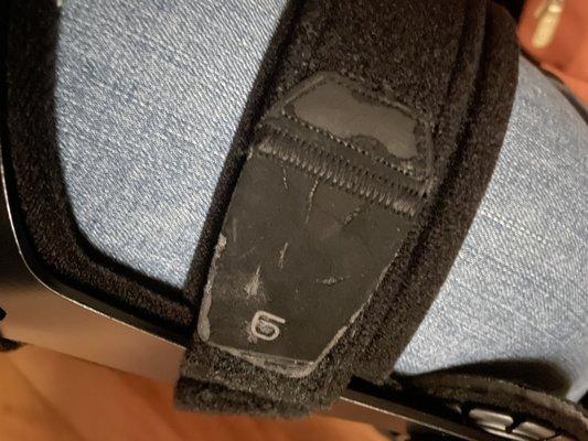 Never been used. This is what it looks like the first time I put it on.