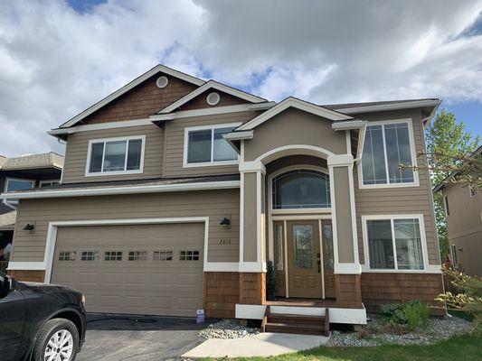 House Painting in Anchorage, Alaska. Full repaint