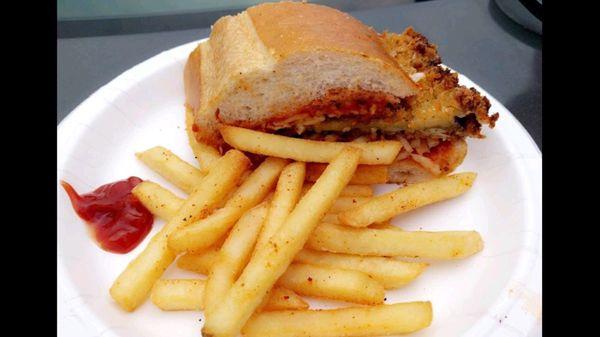 Eggplant Parmigiana Sub