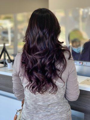 Midnight Purple Balayage/Color