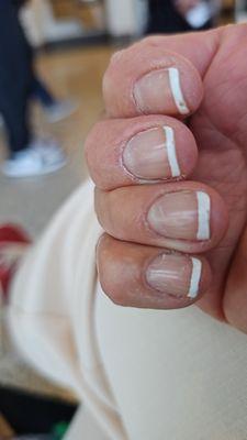 Manicure done 2 days ago