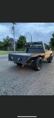 Custom built flatbed.