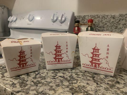 Chicken fried rice Kung pow chicken Spicy string beans