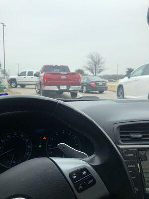 This is the line wrapped around the building at 245 in the afternoon