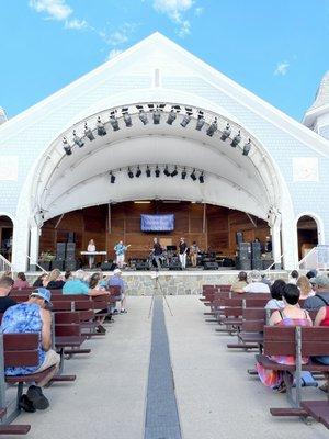 Free bands playing on the Stage @ the Beach for The Hampton Beach Master Sand Sculpting Classic in Hampton Beach NH.