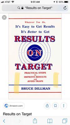 Results On Target by Bruce Dilman