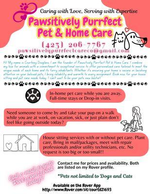 Pawsitively Purrfect Pet & Home Care