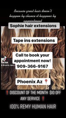 Sophie hair extensions