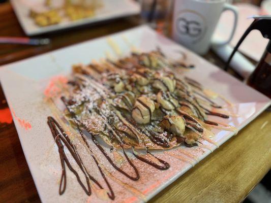 Nutella and banana crepe