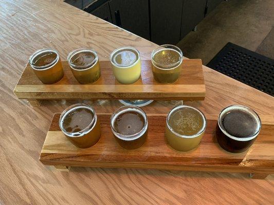 Many styles- Helles, Hefeweizen, Wit, Rauchbier, Schwartz, Pilsners, Maibock,, Gose, Blonde Stout- all solid and worth a try