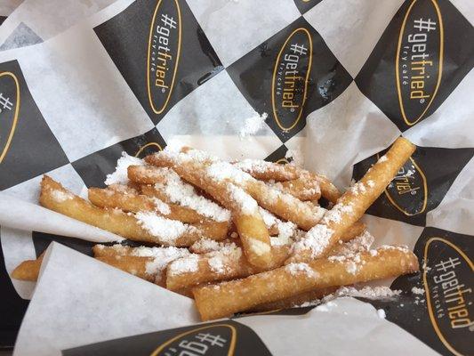 The funnel fries were such a tasty treat!