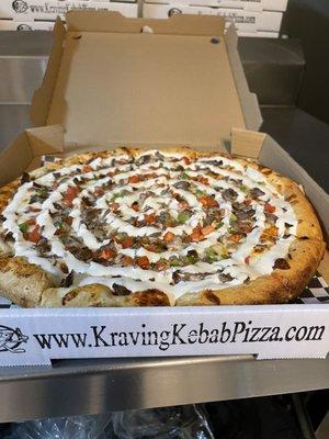 Kraving Kebab Pizza