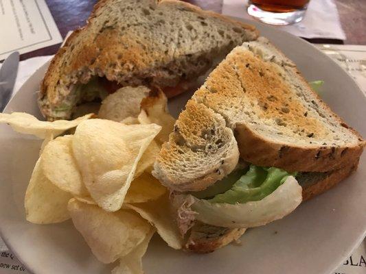 Tuna on rye $5.50 can't beat that