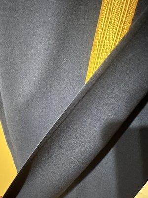 Double crease or I don't freaking know... either way they messed up my dress pants