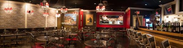 La Fontana inside seating.